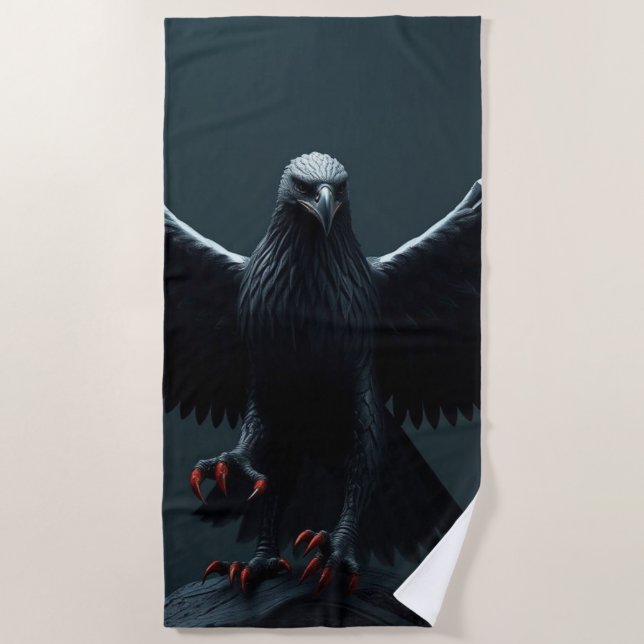 Toalha De Praia „Der Nachtadler“ (Frente)