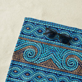 Toalha De Praia Desenho em Mosaico