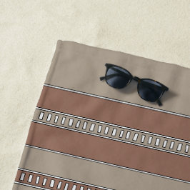 Toalha De Praia Desert Mosaic Stripes