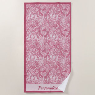 Toalha De Praia Design de espiral rosa bonito Piscina grande