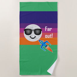 Toalha De Praia Design de Far Out - Beach Towel