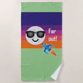 Toalha De Praia Design de Far Out - Beach Towel