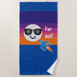 Toalha De Praia Design de Far Out - Beach Towel