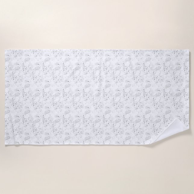 Toalha De Praia design dois decorativo (Frente)