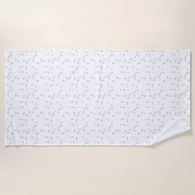 Toalha De Praia design horizontal 16 (Frente)