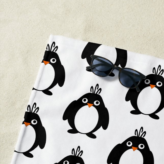 Toalha De Praia Design Pinguim (In Situ)