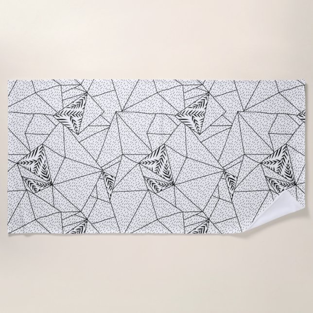 Toalha De Praia Design Vertical Cento e Dois (Frente)