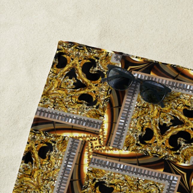 Toalha De Praia Designer Elegante do Valley Rox (In Situ)