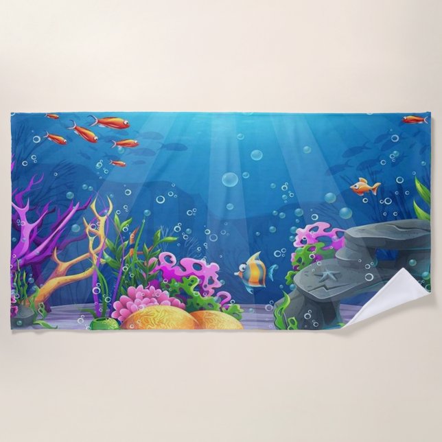 Toalha De Praia Destino do feriado (Frente)