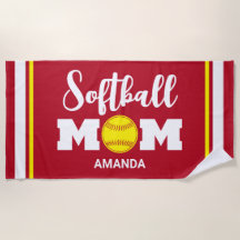Dia de as mães de Softball Mãe Personalizado