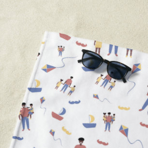 Toalha De Praia Dia de os pais Beach Towel
