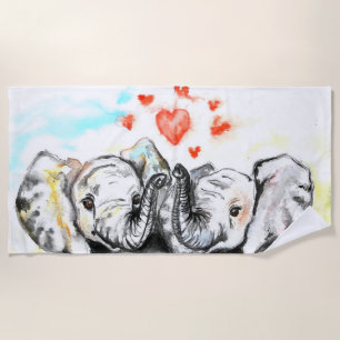 Toalha De Praia Dias de os namorados ³