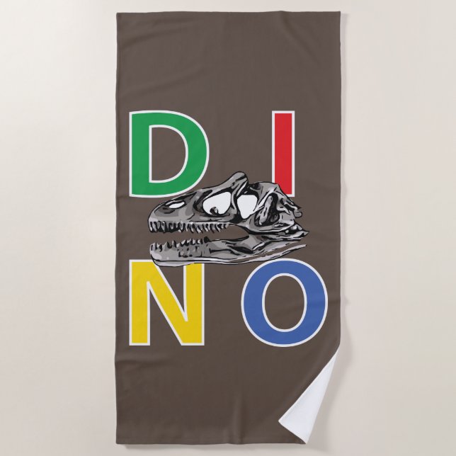Toalha De Praia DINO - Beach Towel (Frente)