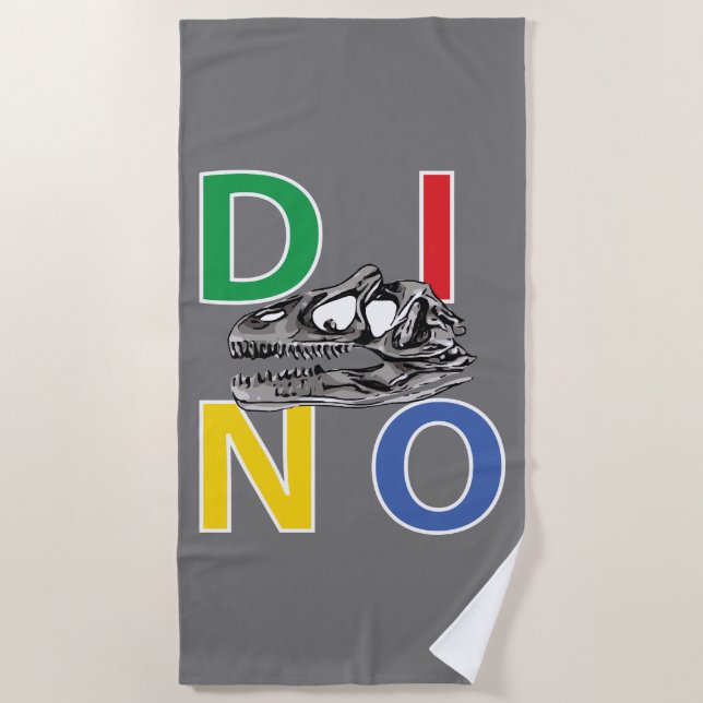 Toalha De Praia DINO - Beach Towel (Frente)