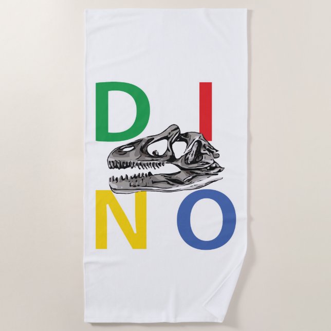 Toalha De Praia DINO - Beach Towel (Frente)