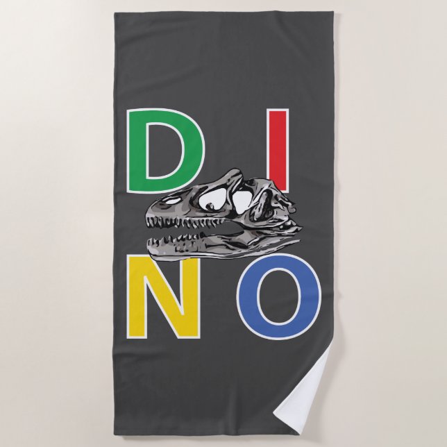 Toalha De Praia DINO - Beach Towel (Frente)