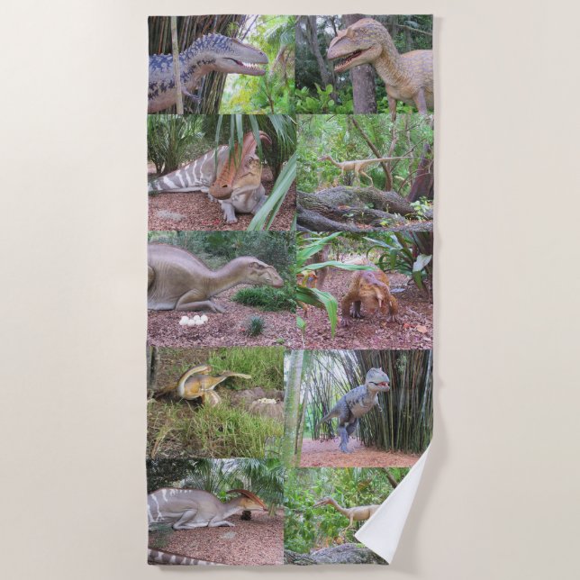 Toalha De Praia Dinossaur Beach Towel (Frente)