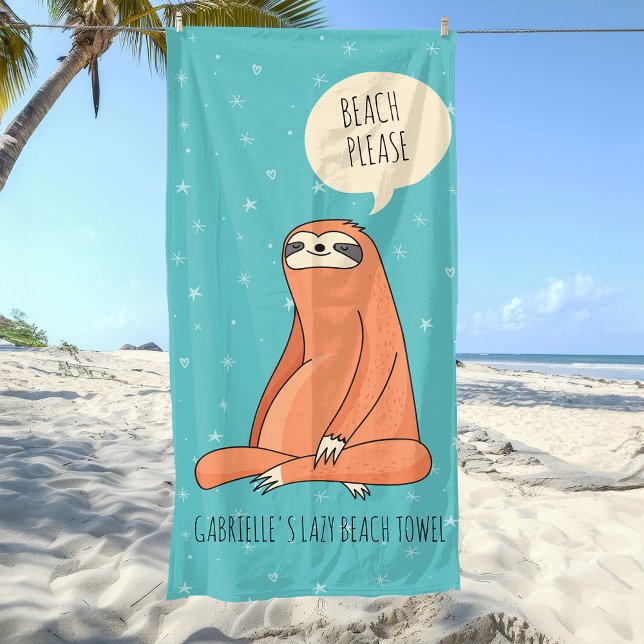 Toalha de praia do dia preguiçoso (Beach Please!!! This is the ultimate towel for long days at the beach, )