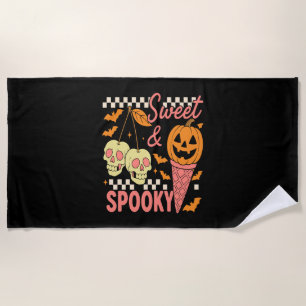 Toalha De Praia Doce e Assustadoramente Fofo Halloween