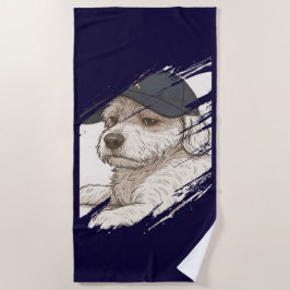 Toalha De Praia Dog Max Beach Towel