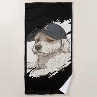 Toalha De Praia Dog Max Beach Towel