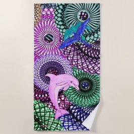 Toalha De Praia Dolphin Harmony