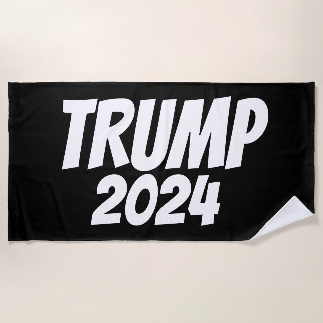 Toalha De Praia DONALD TRUMP 2024 Beach Towels (Frente)