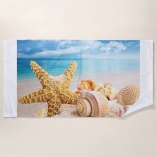 Toalha de praia dos Seashells