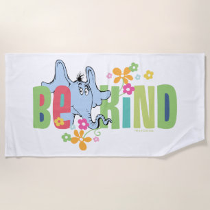 Toalha De Praia Dr. Seuss Horton Hears A Who Seja Gentil