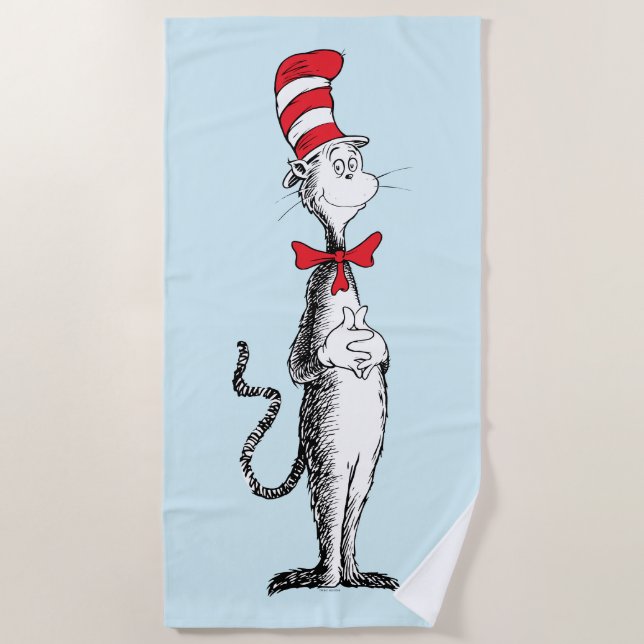Toalha De Praia Dr. Seuss I Cat in the Hat Standall (Frente)