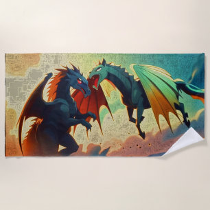 Toalha De Praia Dragão vs Pegasus
