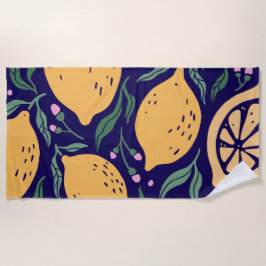 Toalha De Praia Dreamy Lemons