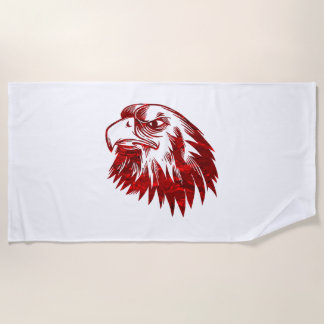 Toalha De Praia Eagle Face