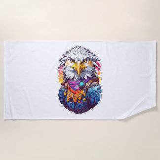 Toalha De Praia Eagle Fighter