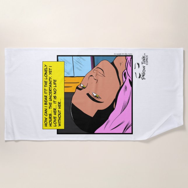 Toalha De Praia Ecos Românticos Revista de Romance de Corações Sol (Frente)