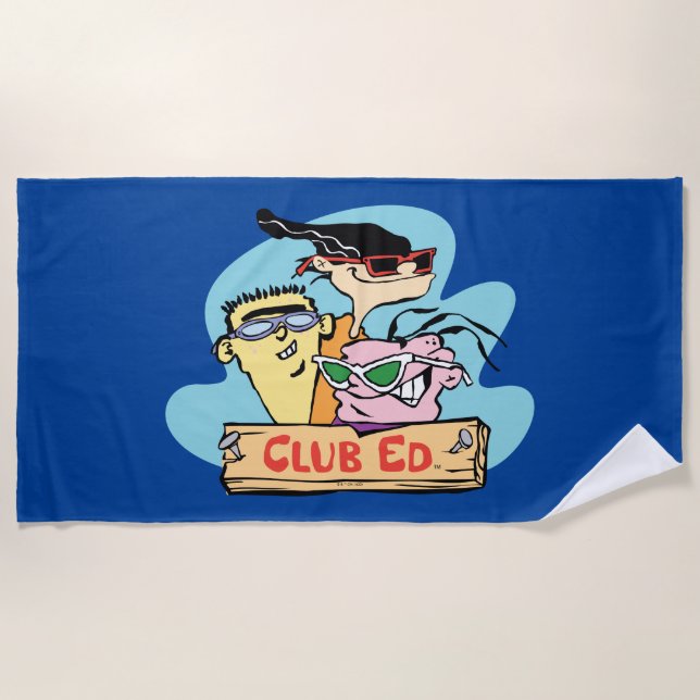 Toalha De Praia Ed, Edd, n Eddy - Club Ed (Frente)