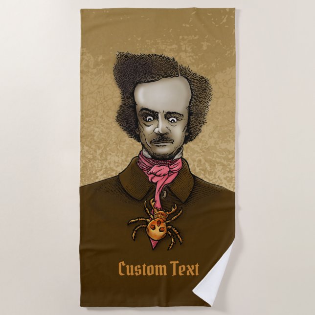 Toalha De Praia Edgar com Inseto Dourado (Frente)