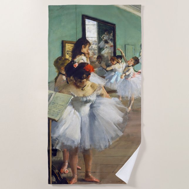 Toalha De Praia Edgar Degas - A Classe da Dança (Frente)