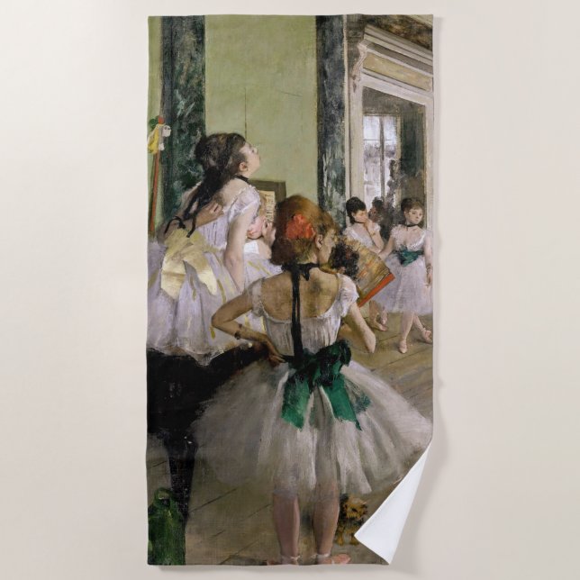 Toalha De Praia Edgar Degas - A Classe da Dança (Frente)