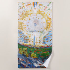 Toalha De Praia Edvard Munch - O Sol 1912