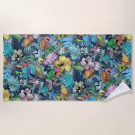 Toalha De Praia Elicians Tools Impressão Havaiano