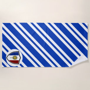 Toalha de praia emblema da bandeira francesa
