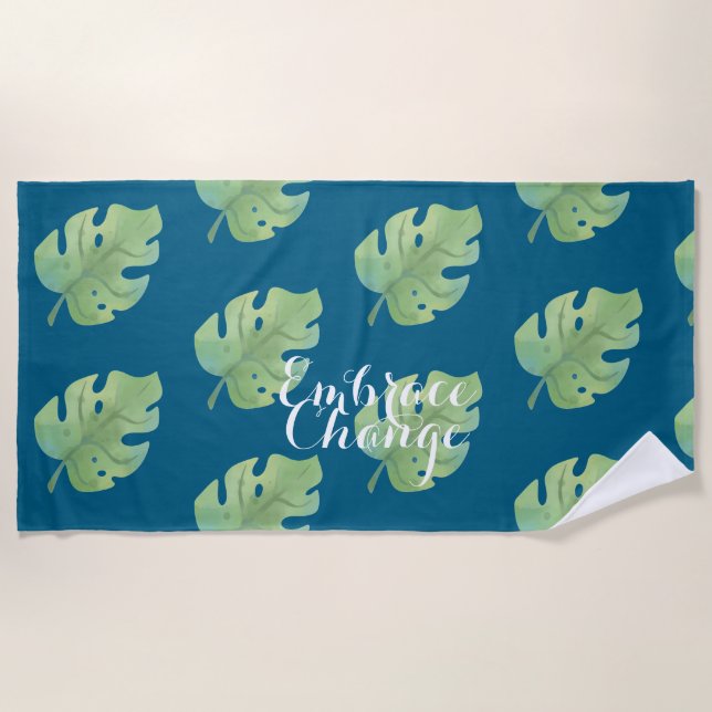 Toalha De Praia Embrace Change (Frente)