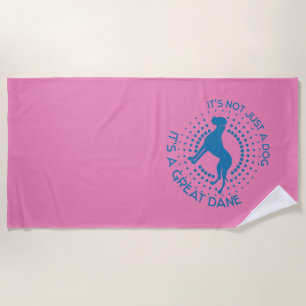 Toalha De Praia Engraçado Grande Chá Dane Cortina Lave Tela