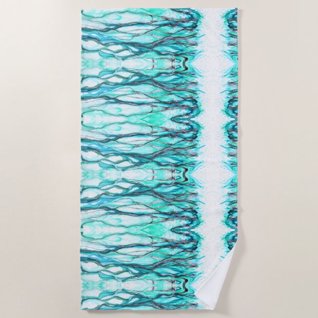 Toalha De Praia "Enredada na Linha" Beach Towel (Frente)