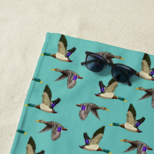 Toalha De Praia Entusiastas do Mallard Duck