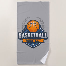 Toalha De Praia Equipe da Escola de Varsity NAME