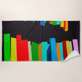 Toalha De Praia Escadas coloridas