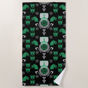 Toalha De Praia Escandinávia Viking Norsêmen Home Decor