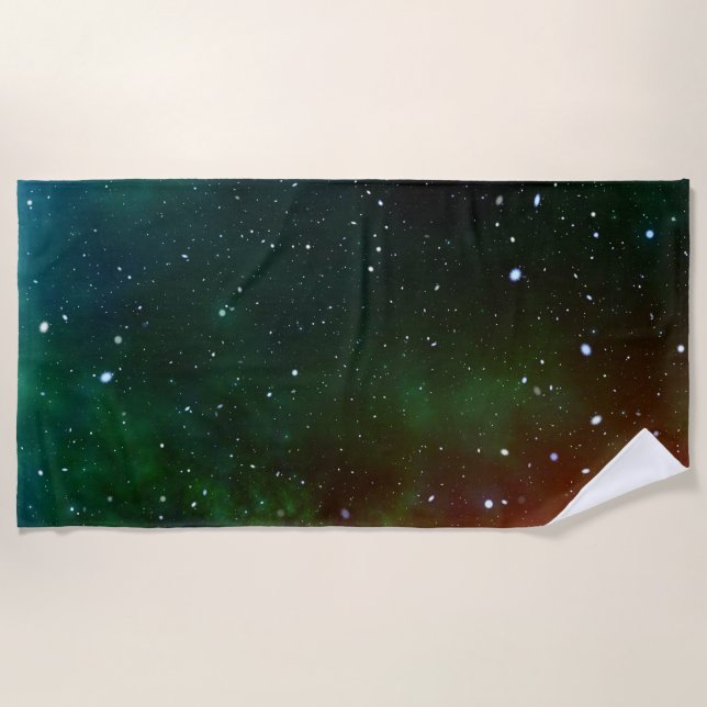 Toalha De Praia Espaço incrível (Frente)